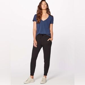 lululemon Black Warm Down Jogger Pants